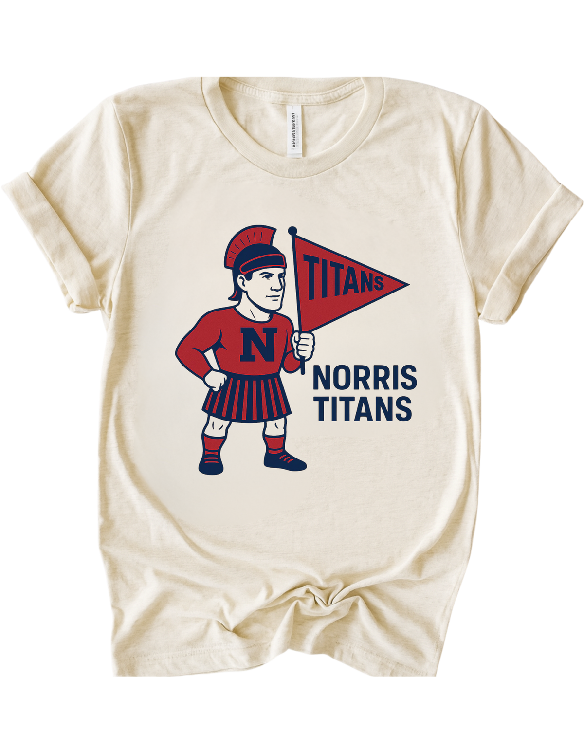 Norris Titans Vintage Mascot Tee & Sweatshirt