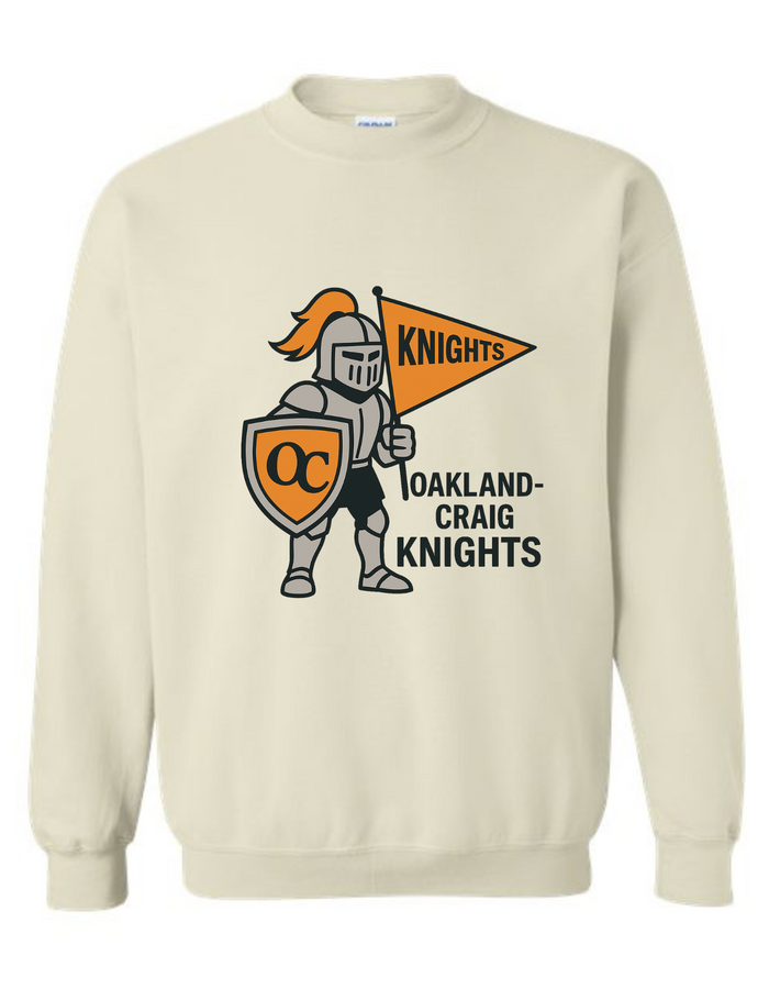 Oakland-Craig Knights Mascot Tee & Sweatshirt
