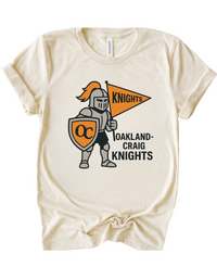 Oakland-Craig Knights Mascot Tee & Sweatshirt