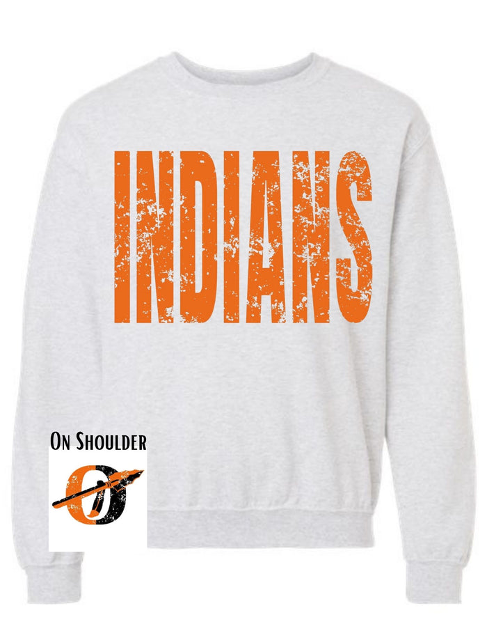 Ogallala Indians Big Print Sweatshirt