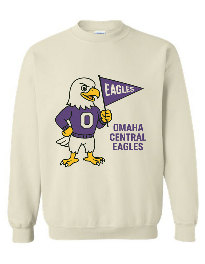 Omaha Central Mascot Tee & Sweatshirt