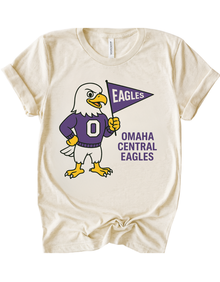 Omaha Central Mascot Tee & Sweatshirt