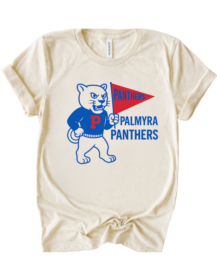 Palmyra Panthers Vintage Mascot Tee & Sweatshirt