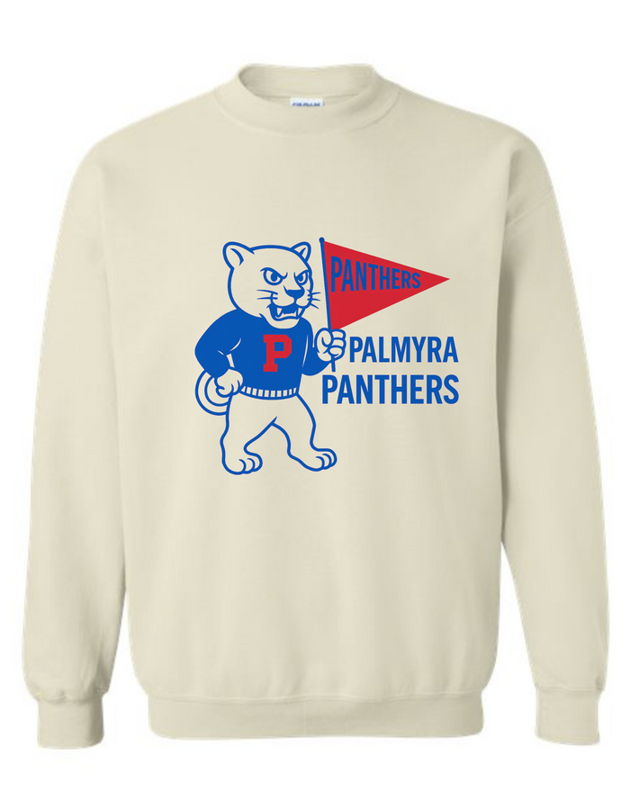 Palmyra Panthers Vintage Mascot Tee & Sweatshirt