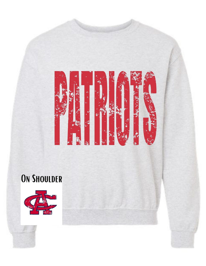 Adams Central Patriots Big Print Sweatshirt