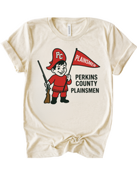 Perkins County Plainsmen Mascot Tee & Sweatshirt