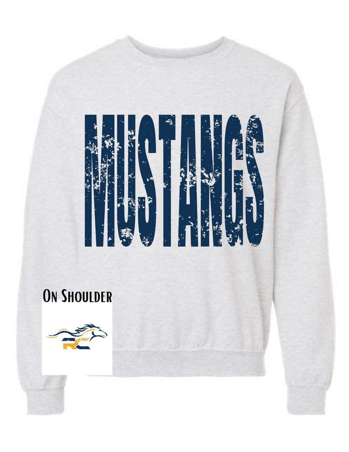 Raymond Central Mustangs Big Print Sweatshirt