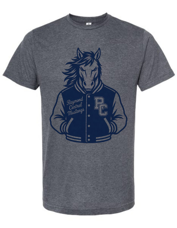 Raymond Central Mustangs Varsity Mascot Tee