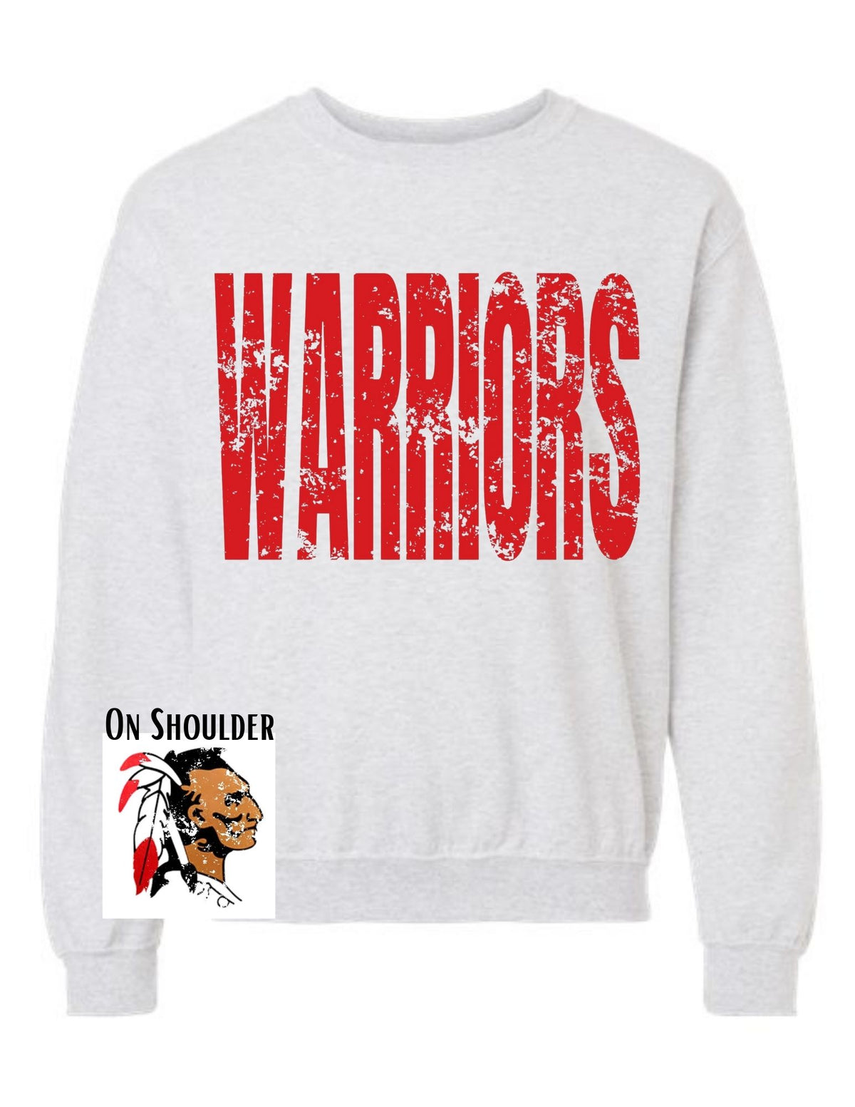 Red Cloud Warriors Big Print Sweatshirt