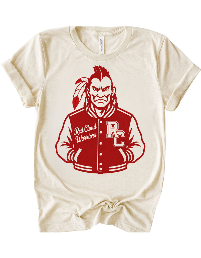 Red Cloud Warriors Varsity Mascot Tee