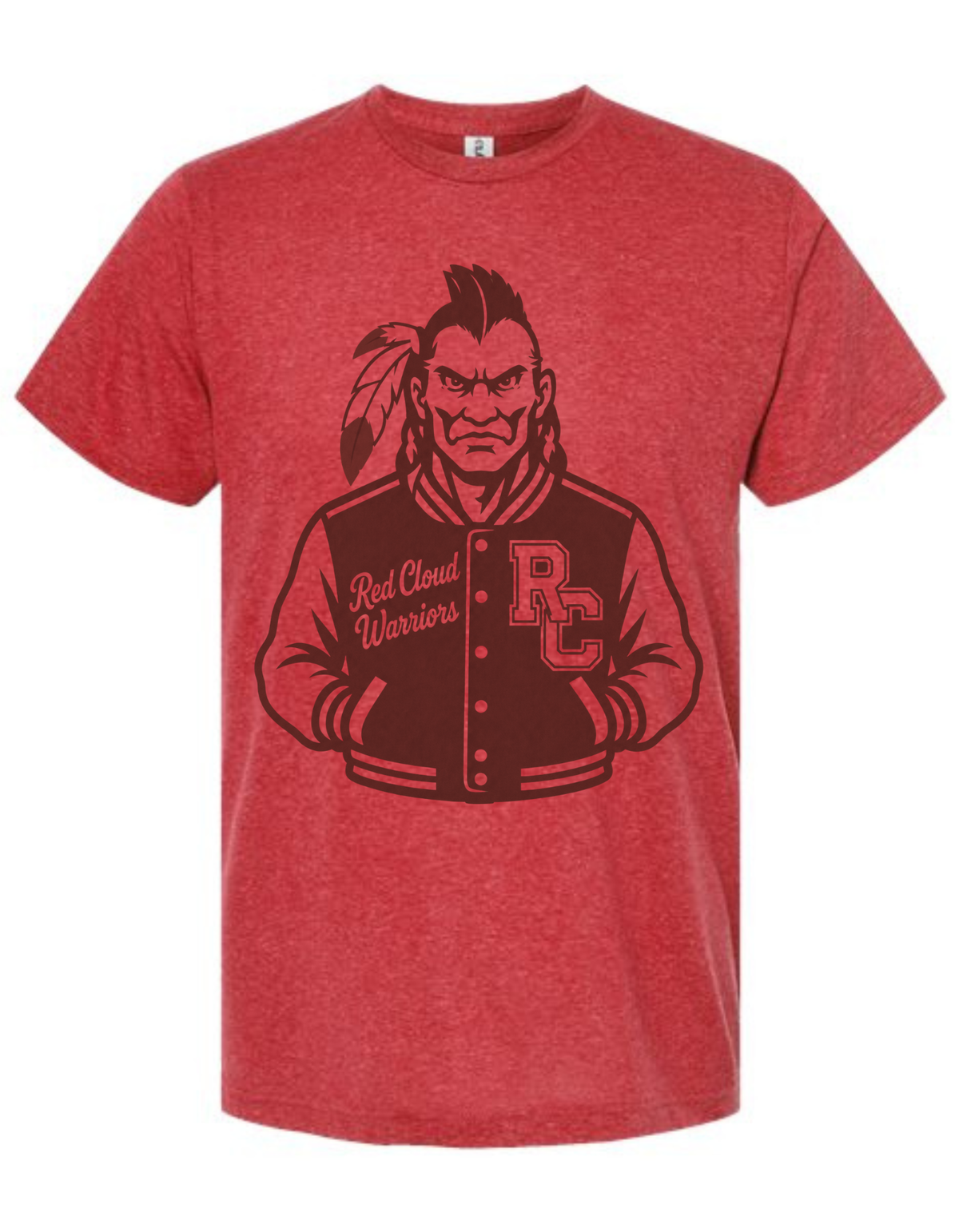 Red Cloud Warriors Varsity Mascot Tee