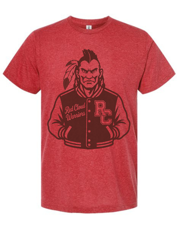 Red Cloud Warriors Varsity Mascot Tee