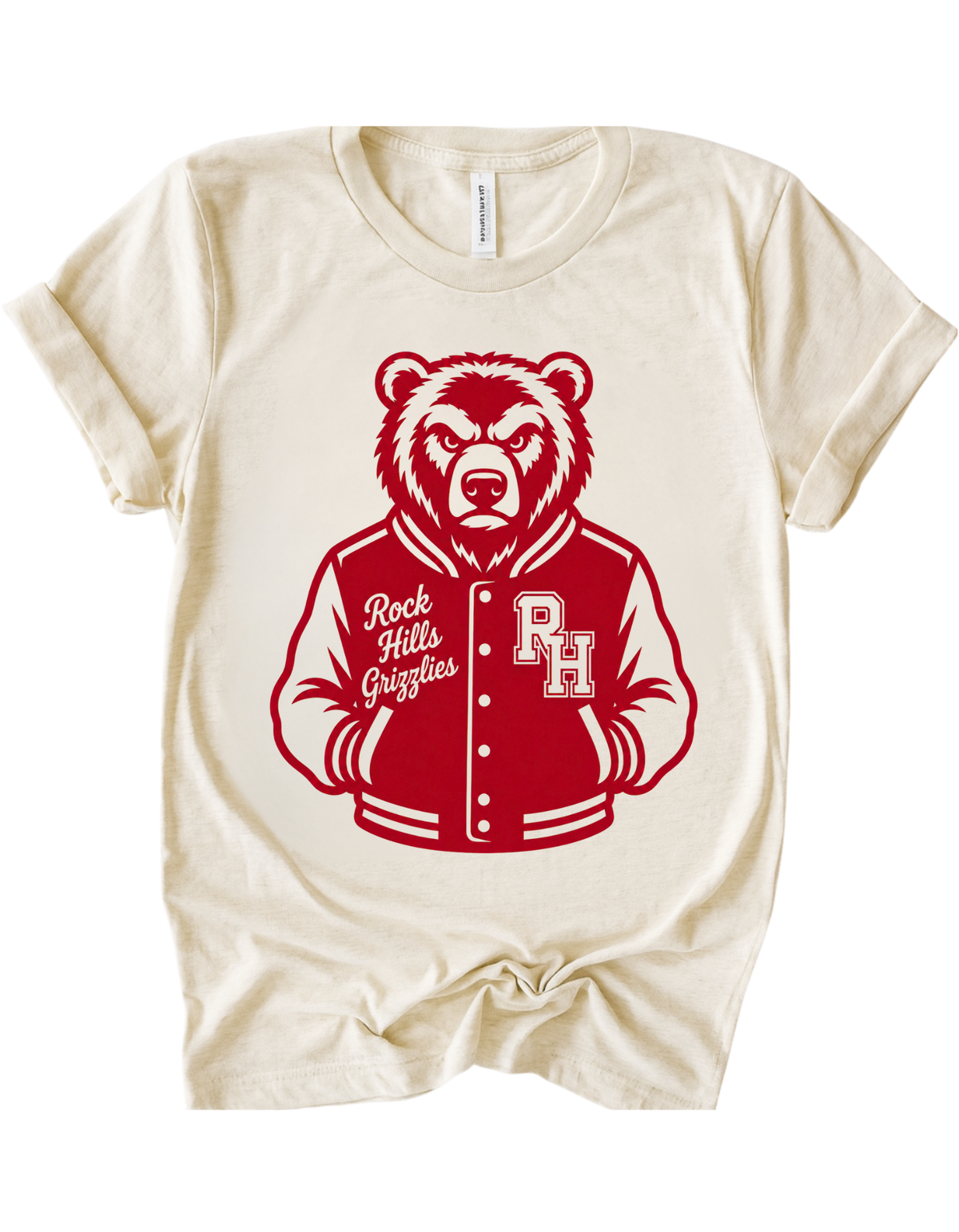 Rock Hills Grizzlies Varsity Mascot Tee