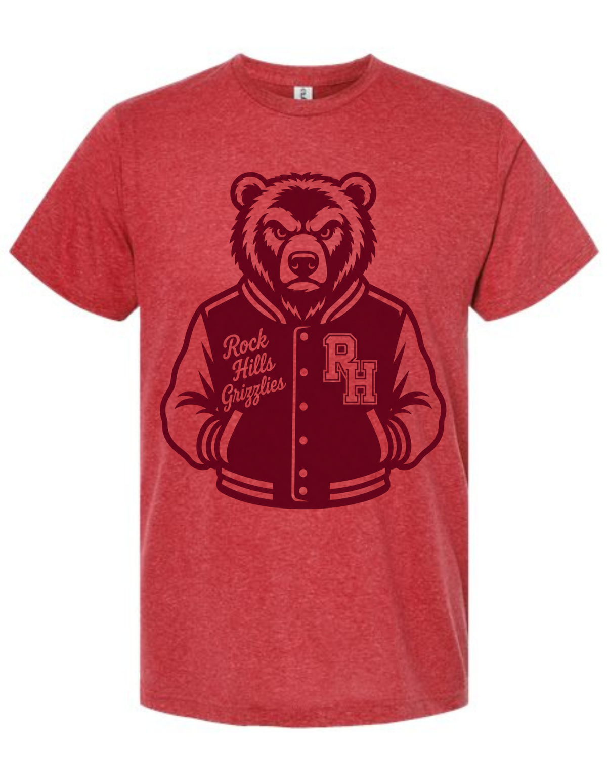 Rock Hills Grizzlies Varsity Mascot Tee