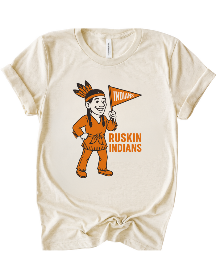 Ruskin Indians Mascot Tee & Sweatshirt