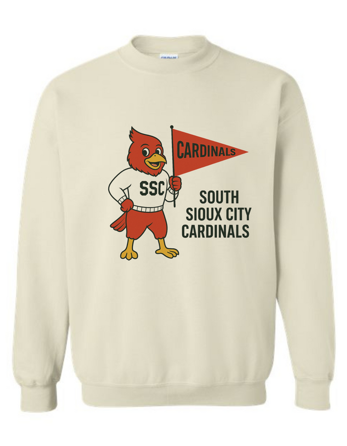 South Sioux City Cardinals Mascot Tee & Sweatshirt
