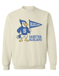 Sabetha Bluejays Vintage Mascot Tee & Sweatshirt