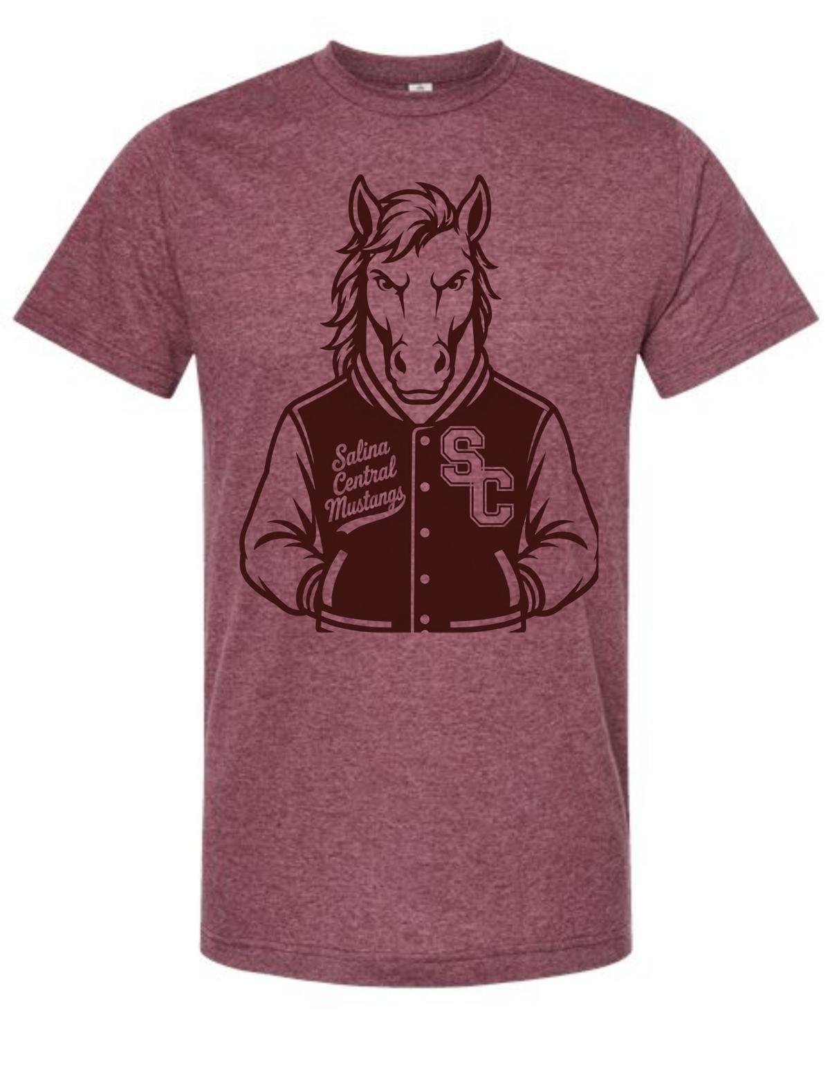 Salina Central Mustangs Varsity Mascot Tee