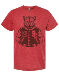 Sandy Creek Cougars Varsity Mascot Tee