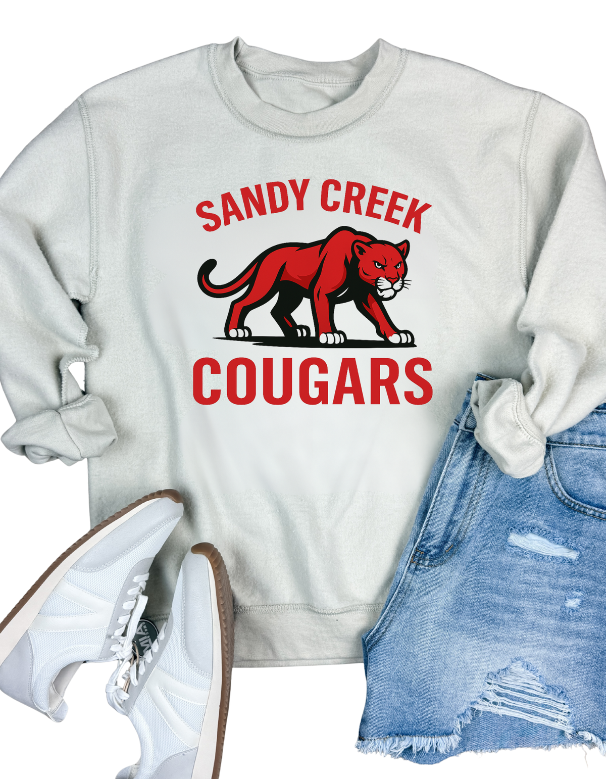 Sandy Creek Cougars Inside Out Sweatshirt