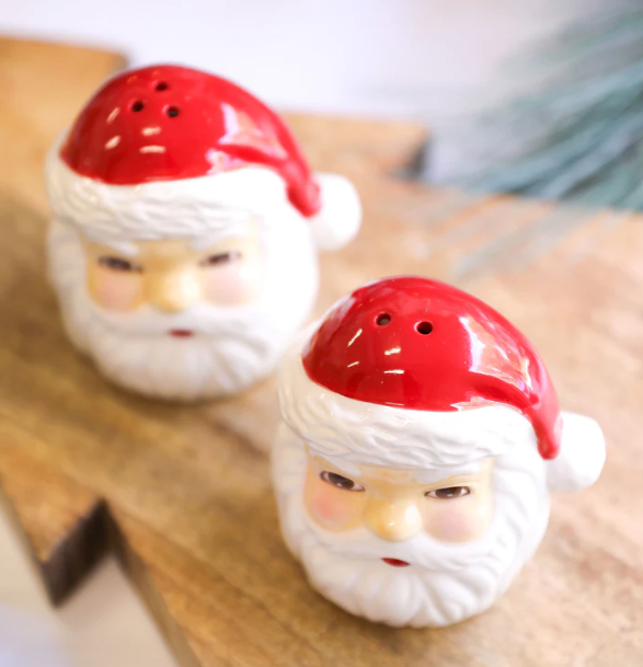 Santa Salt & Pepper Shakers