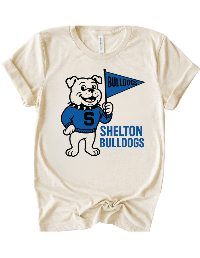 Shelton Bulldogs Mascot Tee & Sweatshirt