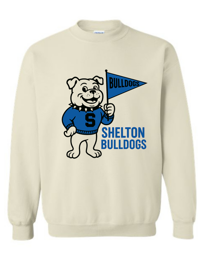 Shelton Bulldogs Mascot Tee & Sweatshirt