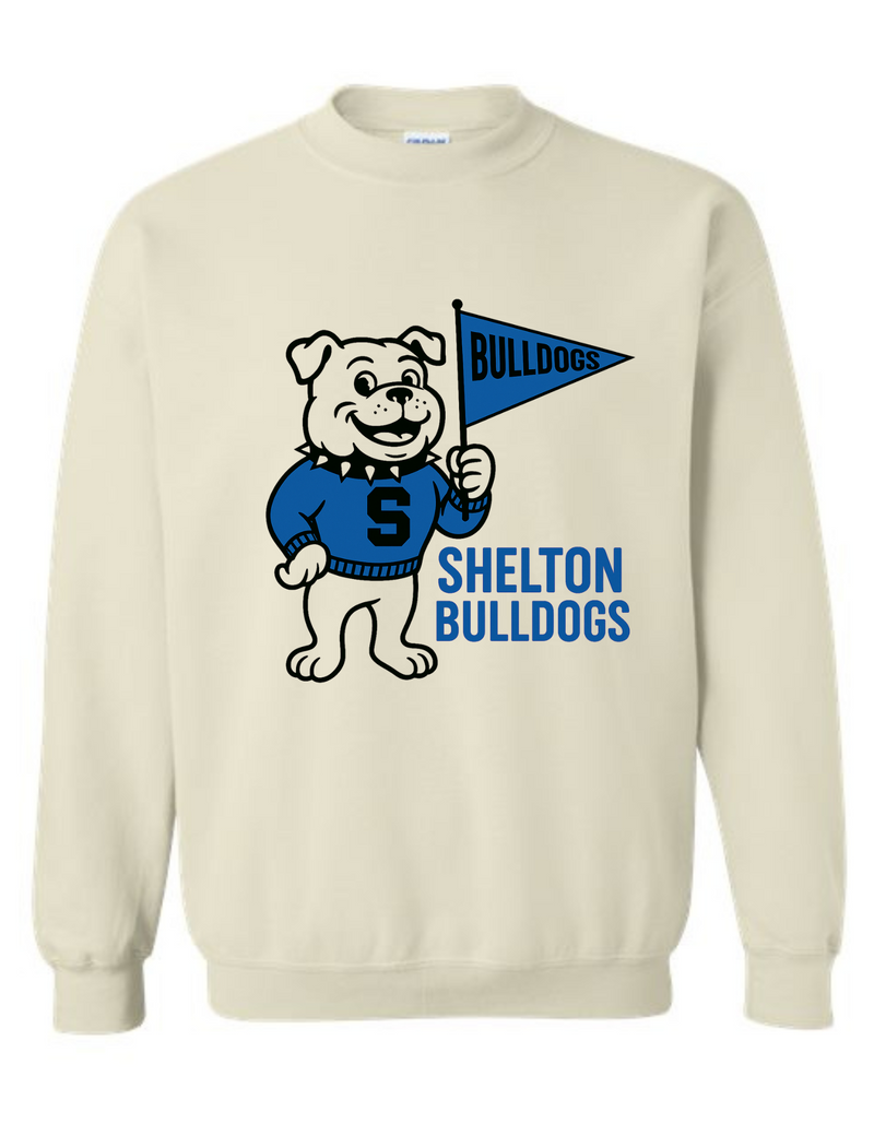 Shelton Bulldogs Mascot Tee & Sweatshirt