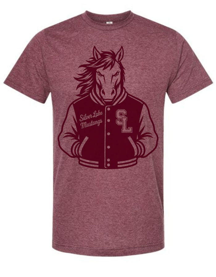 Silver Lake Mustangs Varsity Mascot Tee
