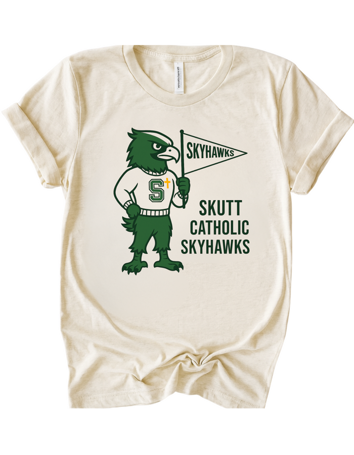 Skutt Catholic Skyhawks Mascot Tee & Sweatshirt