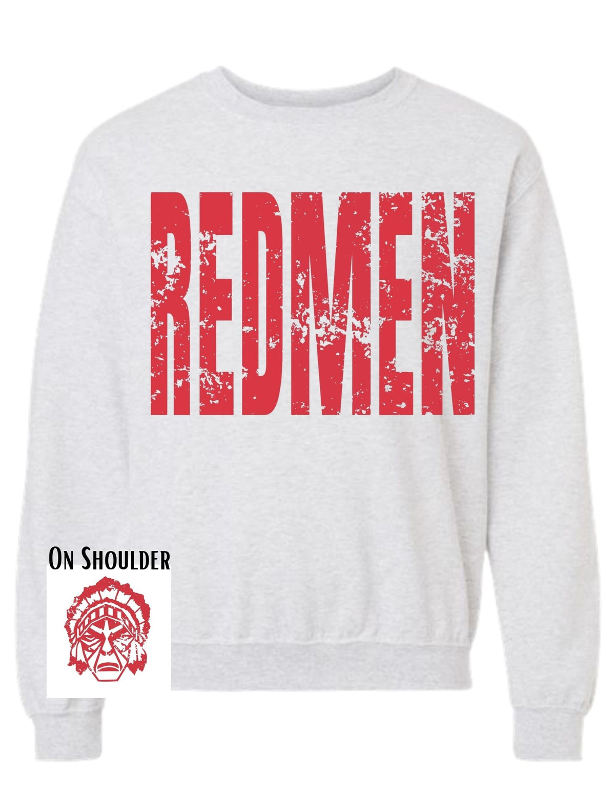 Smith Center Redmen/Lady Red Big Print Sweatshirt