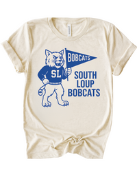 South Loup Bobcats Mascot Tee & Sweatshirt