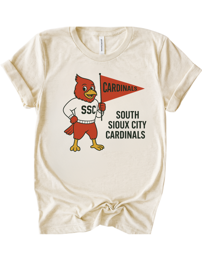 South Sioux City Cardinals Mascot Tee