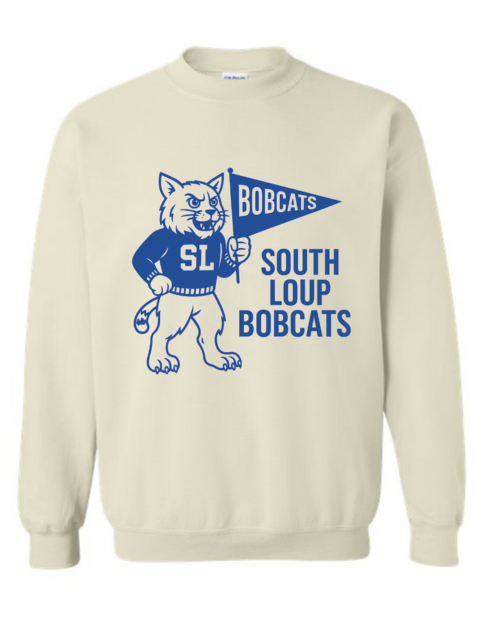South Loup Bobcats Mascot Tee & Sweatshirt