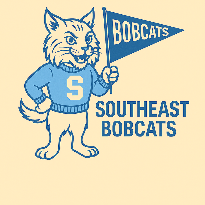 Southeast Bobcats Vintage Mascot Tee