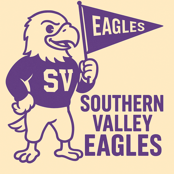 Southern Valley Eagles Vintage Mascot Tee