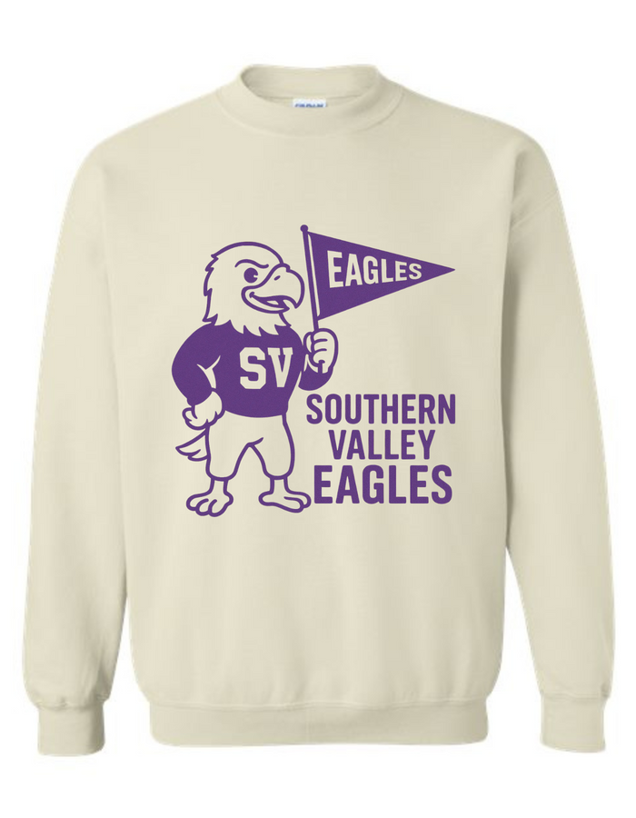 Southern Valley Eagles Vintage Mascot Tee & Sweatshirt