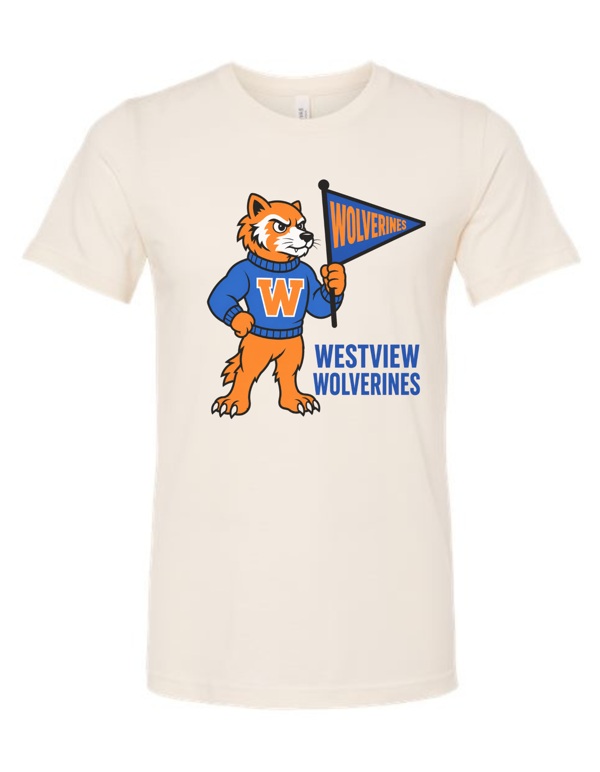 Westview Wolverines Vintage Mascot Tee & Sweatshirt