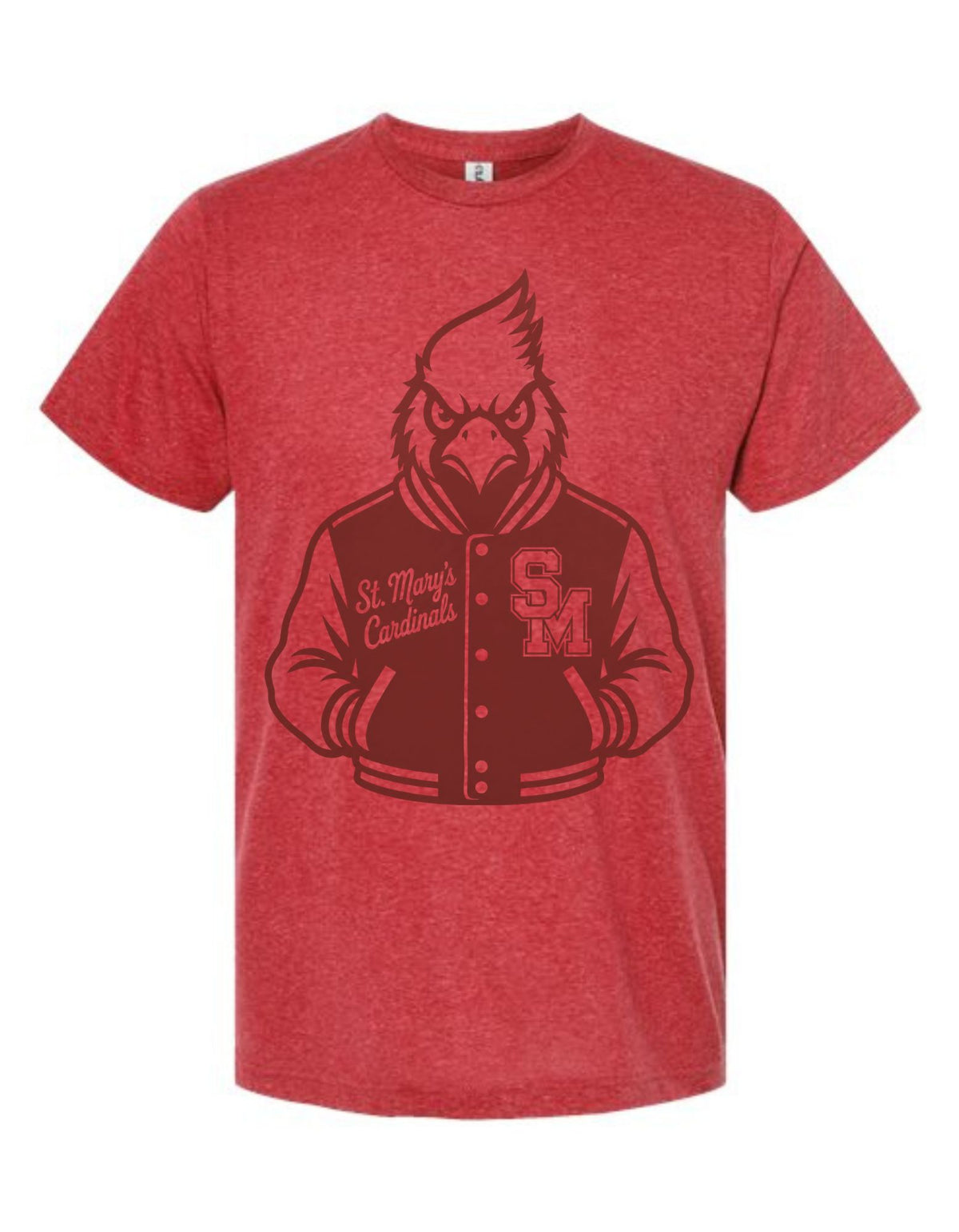 St. Mary's Cardinals Varsity Mascot Tee