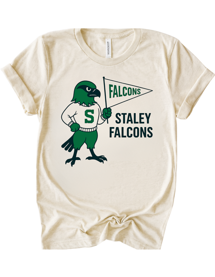 Staley Falcons Vintage Mascot Tee