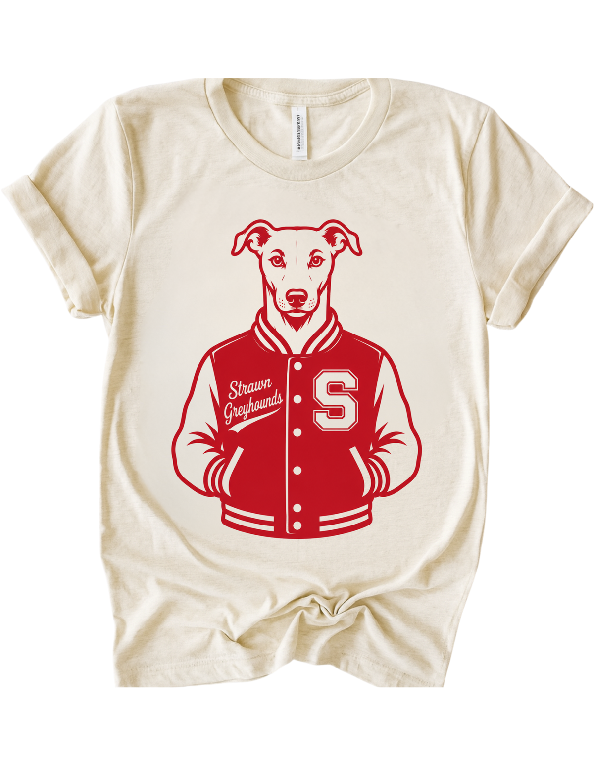 Strawn Greyhounds Varsity Mascot Tee