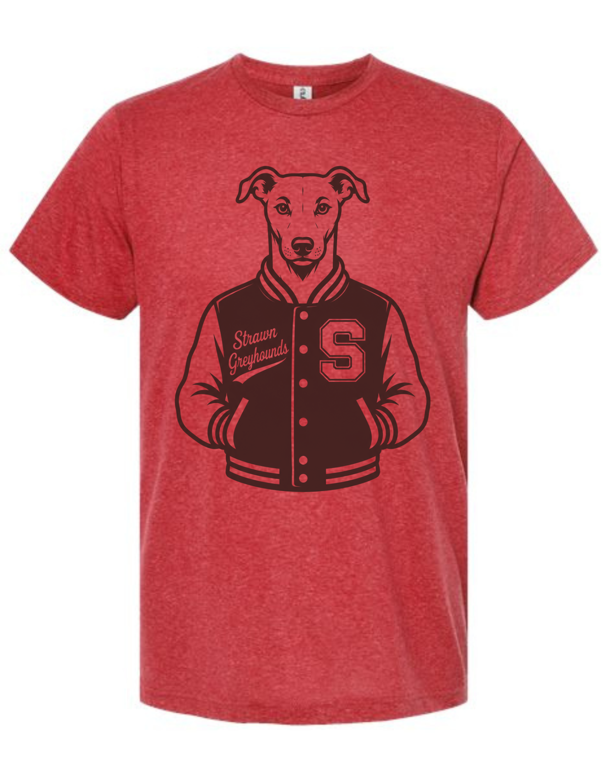Strawn Greyhounds Varsity Mascot Tee