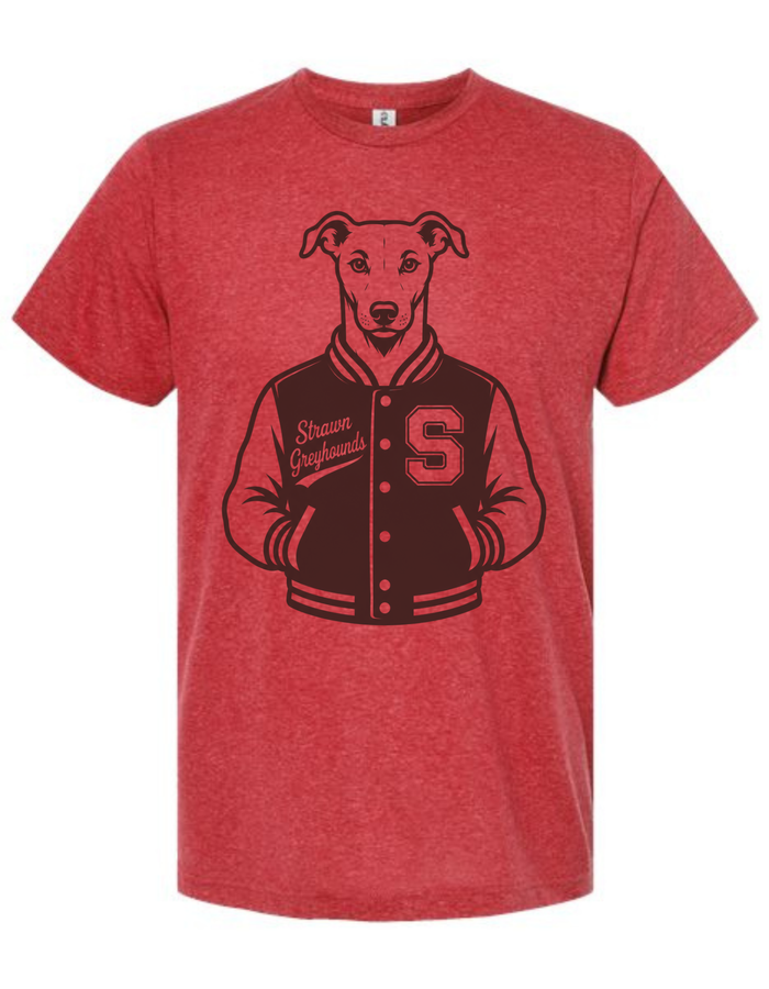 Strawn Greyhounds Varsity Mascot Tee