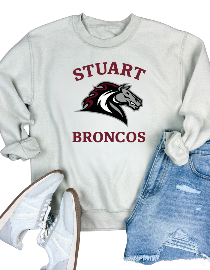 Stuart Broncos Inside Out Sweatshirt