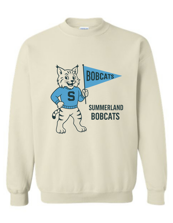 Summerland Bobcats Mascot Tee & Sweatshirt