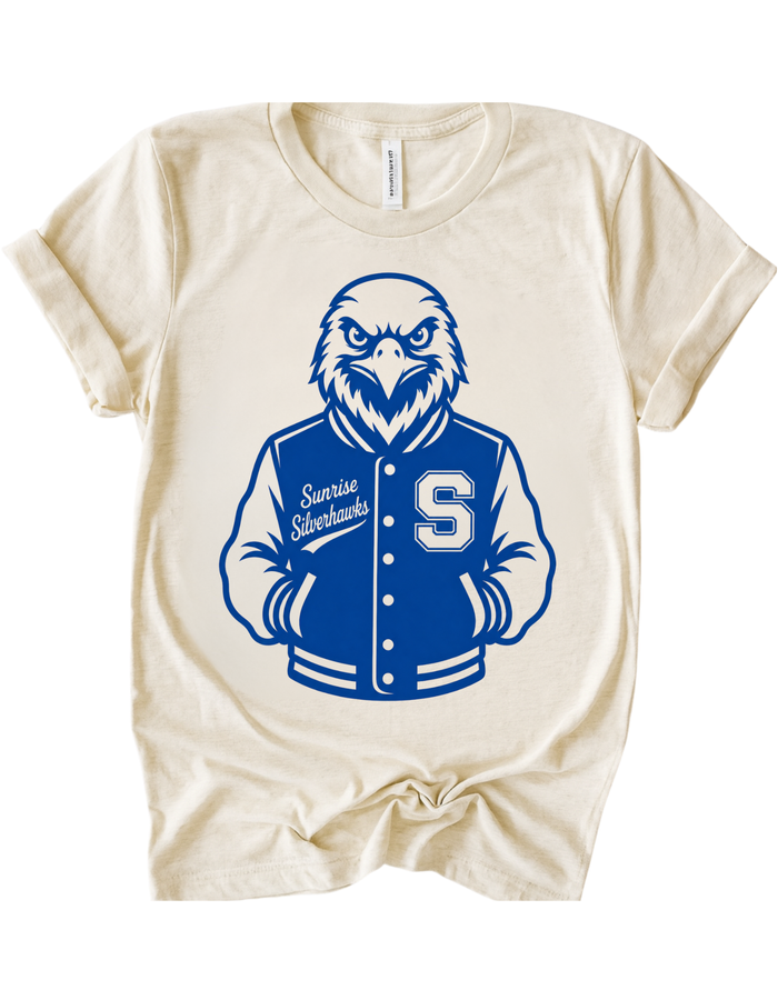 Sunrise Silverhawks Varsity Mascot Tee