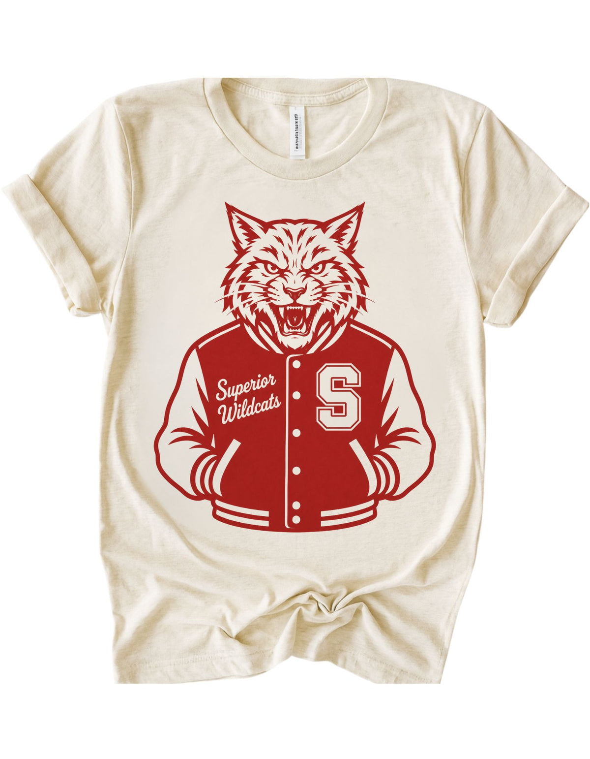 Superior Wildcats Varsity Mascot Tee