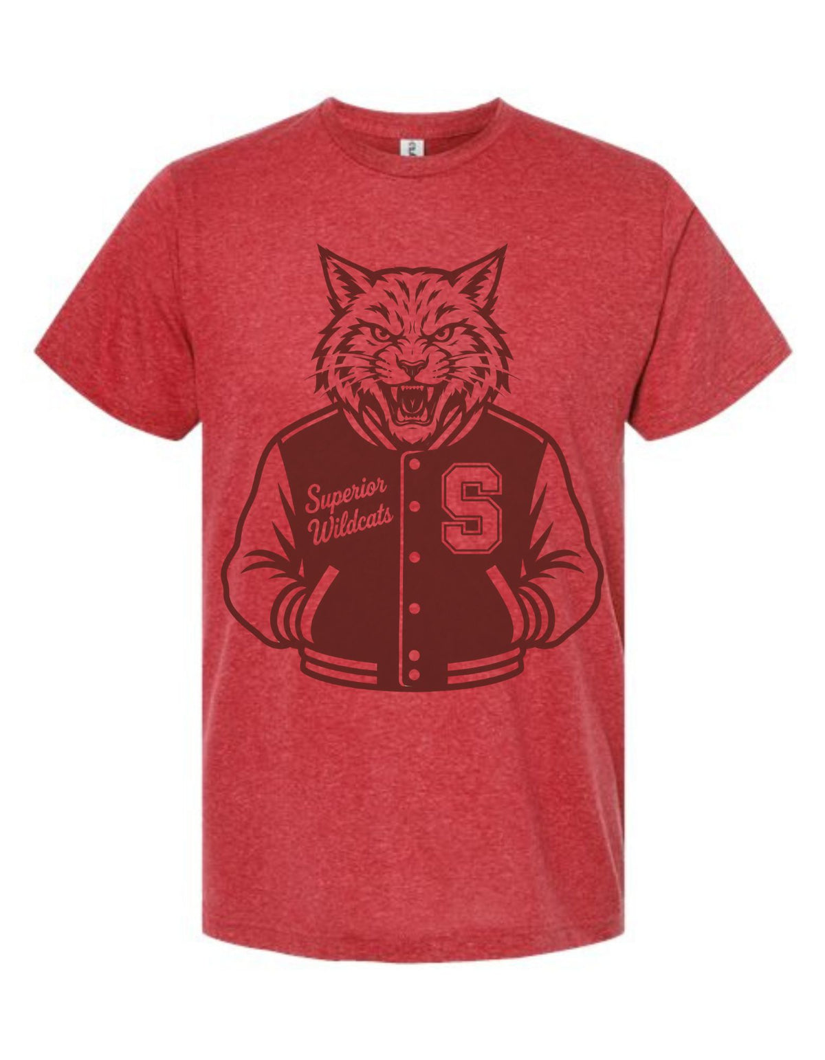 Superior Wildcats Varsity Mascot Tee
