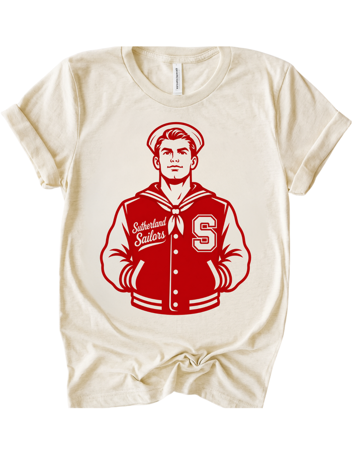 Sutherland Sailors Varsity Mascot Tee