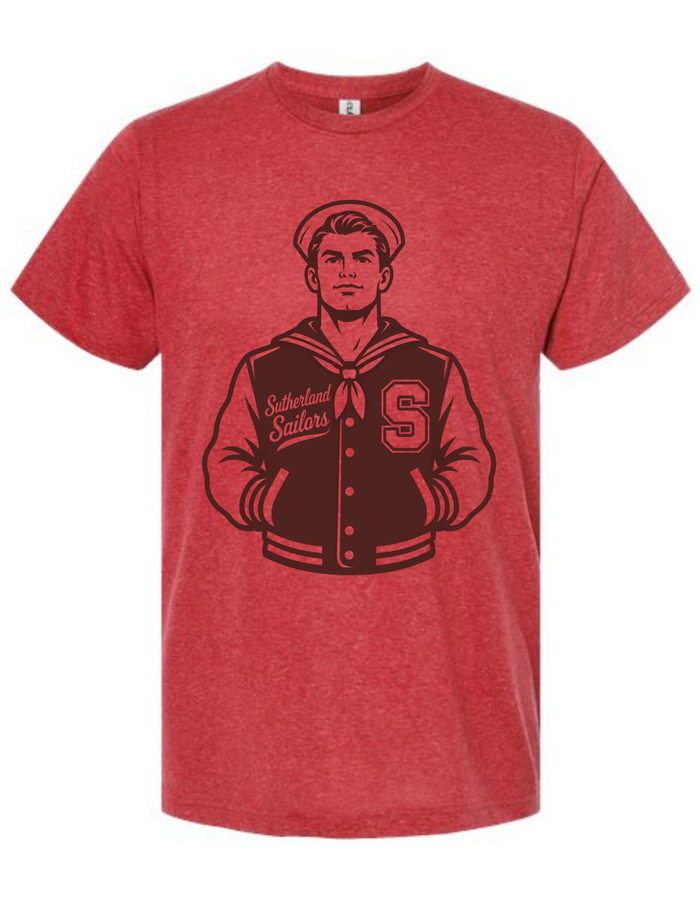 Sutherland Sailors Varsity Mascot Tee